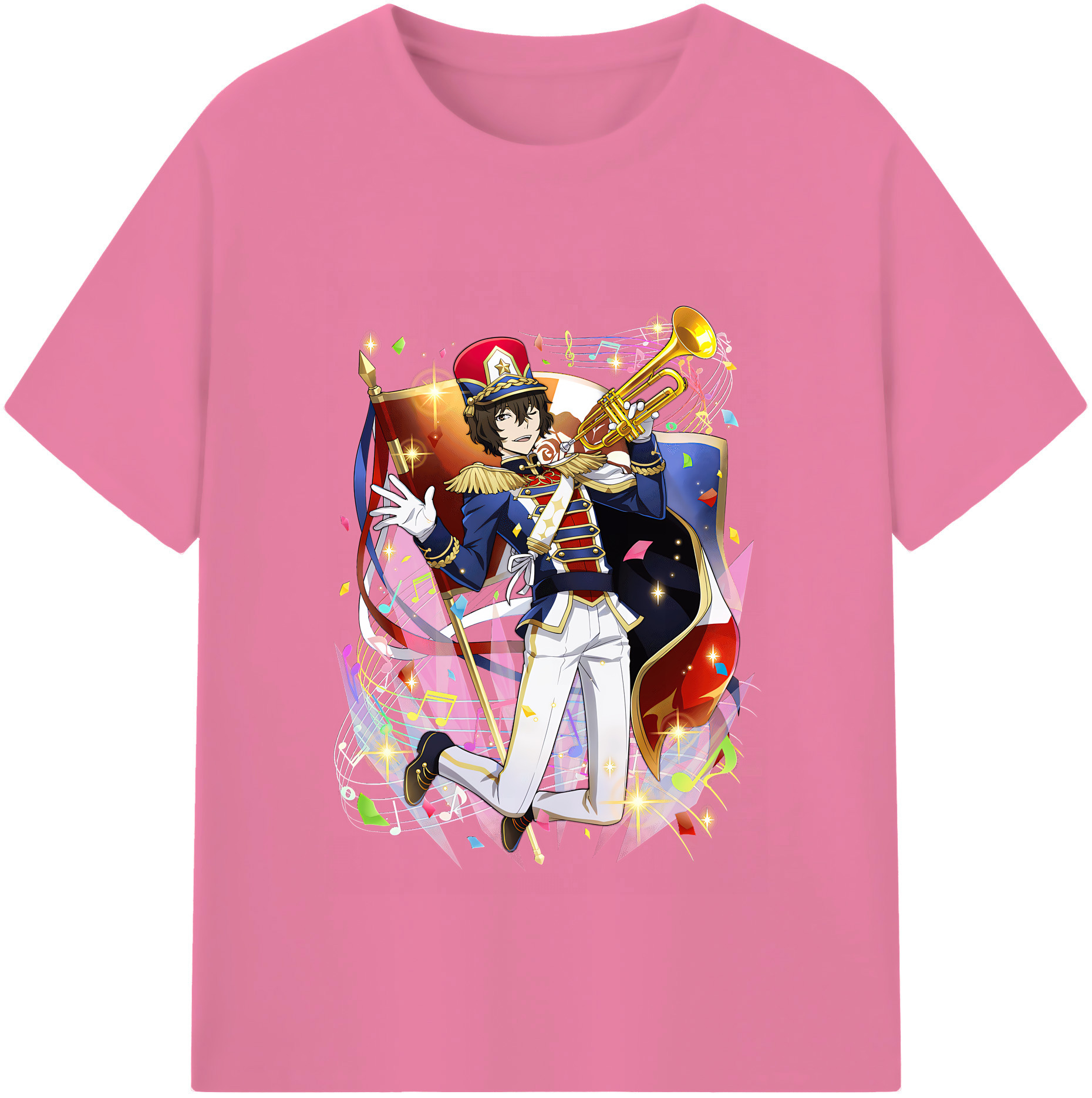 （画像用） 文豪ストレイドッグス Bungo Stray Dogs 綿100％半袖Tシャツ（フロントプリント）